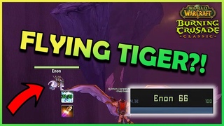 66 Level Character Flying with a Ground Mount?! | Daily Classic WoW Highlights #188 |