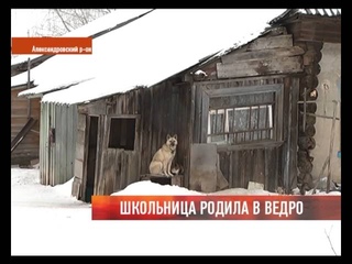 14-ти летняя школьница родила в помойное ведро