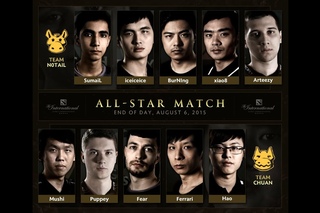 MOST EPIC 10vs10 ALL-STAR MATCH in Dota 2 HISTORY #TI5