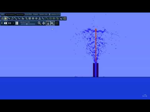 Сжатие воды Algodoo (