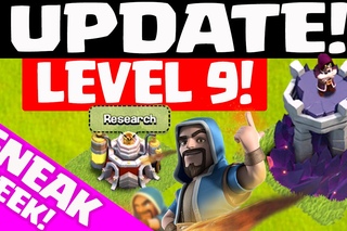 Clash of Clans UPDATE Sneak Peek! ♦ Level 9 WIZARD TOWER and LABORATORY!  ♦