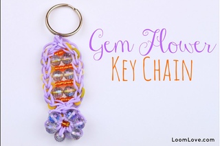 How to Make a Gem Flower Key Chain