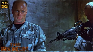 “The Rock (1996)  Shower Room Ambush Scene: 4K UHD HDR Sean Connery & Nicolas Cage!“