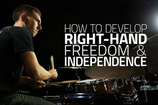 How To Develop Right Hand Freedom & Independence - Drum Lesson (Drumeo)