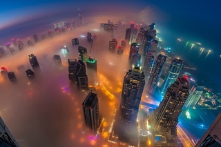 Полёты на реактивных ранцах над Дубаем  Dubai  Palm Jumeirah