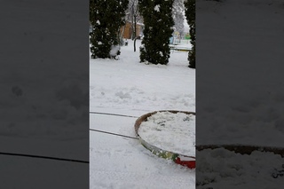 Вот так чистят снег в Липецке
