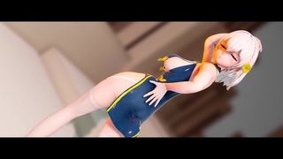 【MMD】 LISA (BLACKPINK) Señorita【R-18】/ アズールレーン　シリアス
