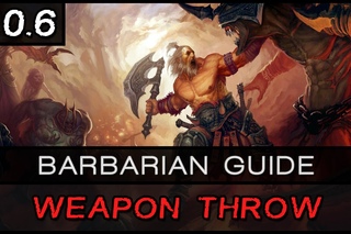 [] Diablo 3: Barbarian Guide - Weapon Throw (осторожно Английский язык)