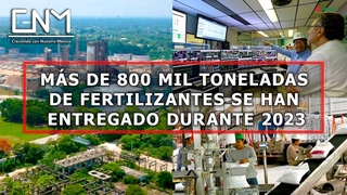 2 plantas de fertilizantes (urea) estarn operando al 100% al finalizar el 2023, Pemex