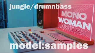 Jazzy jungle/drumnbass live jam Elektron model:samples by Monowoman