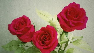 ABC TV | How To Make Ecuador Rose Paper Flower From Crepe Paper - Craft Tutorial