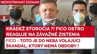⚠️R. Fico (SMER SD) o podozreniach z obrovskej krádeže - Myslím si, že o tom Krajniak vedel