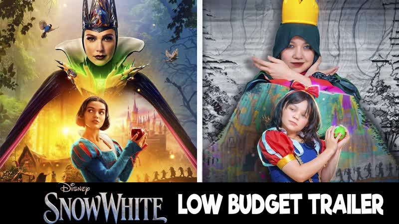 Zero BUDGET Snow White Disney 2025 New Trailer. A Parody of Disney