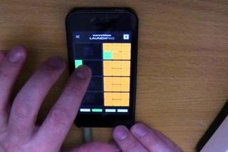 iPhone Novation Launchpad Trance