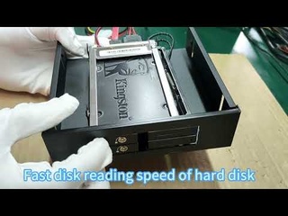 Unestech ST5524B 2Bay Hot Swap 2.5 SATA Aluminum SSD Hdd Mobile Rack