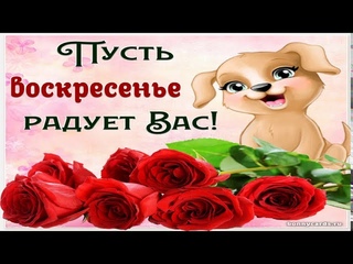 Пусть будет воскресенье классным! С воскресеньем! Хорошего воскресного дня!